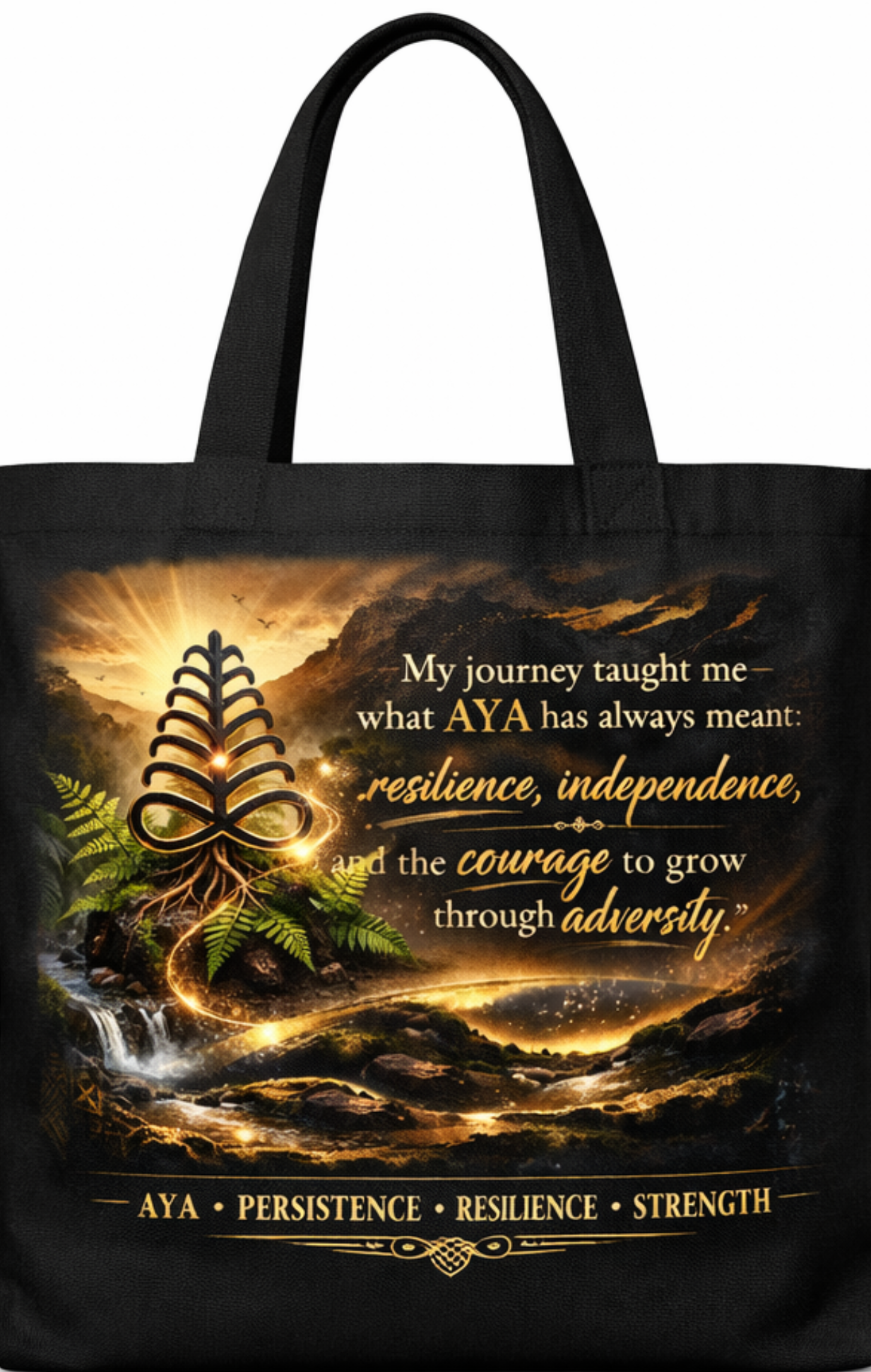 AWG AYA Resilience Tote – Strength Through Adversity