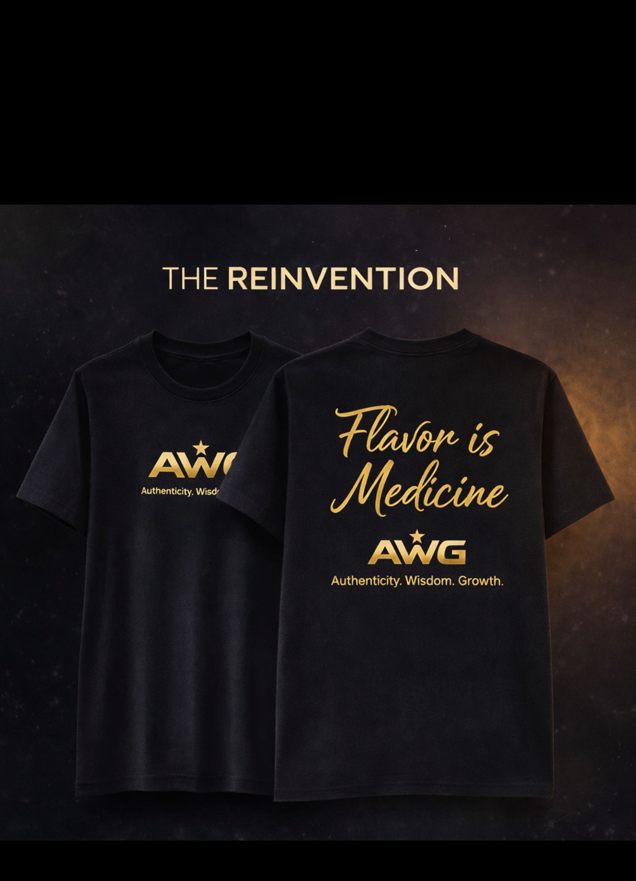 Flavor Is Medicine Tee – Feed Your Mind. Nourish Your Life.