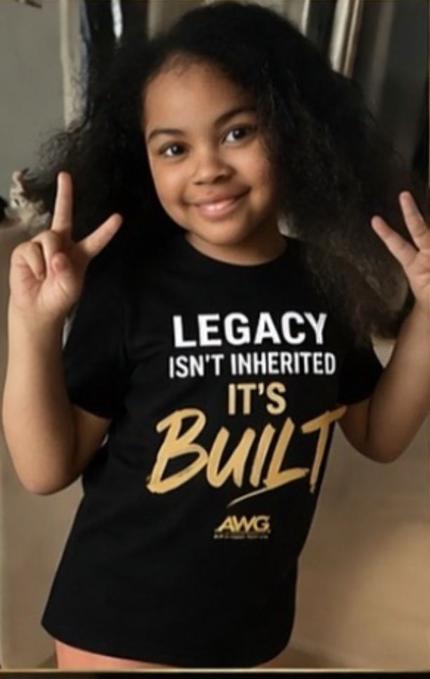 Legacy Builder Tee – Built, Not Inherited (Kids Collection)