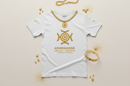 Adinkrahene Legacy Tee — Youth Edition (Leadership & Greatness)